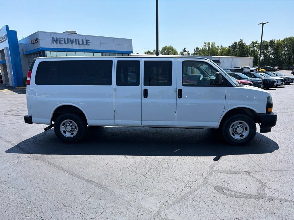 2023 Chevrolet Express Passenger 3500 — rear three-quarter view