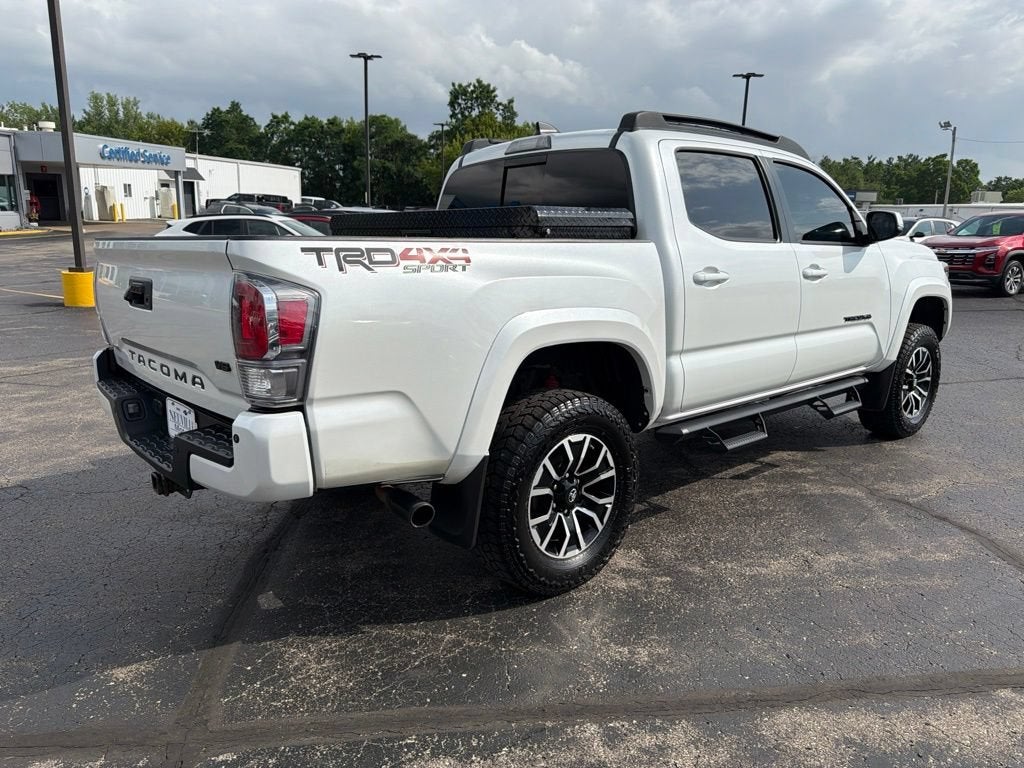 2021 Toyota Tacoma — rear three-quarter view