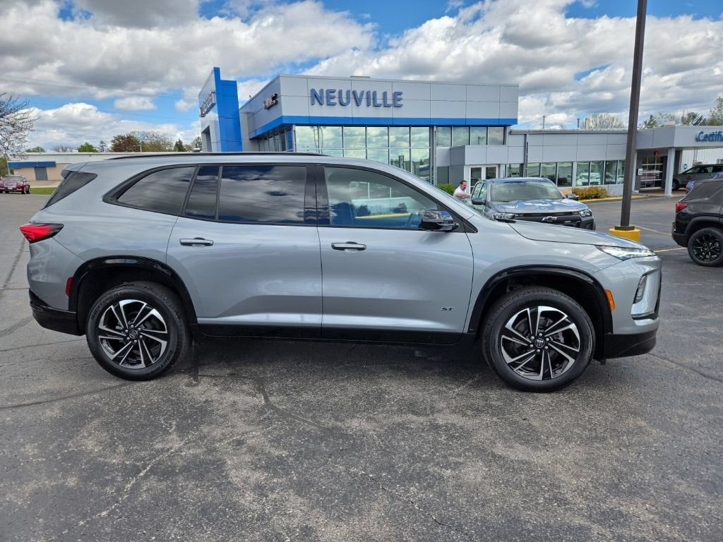 2025 Buick Enclave Sport Touring in Moonstone Gray Metallic — front three-quarter view